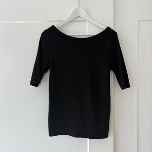 Gap Low-Back Boatneck Ballet Top
